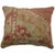 Pillow made from a Turkish Oushak rug.
