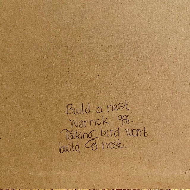 Abstract Cheryl Warrick, Abstract Acrylic Mix Media Painting Cheryl Warrick African American Woman Artist, 1998 For Sale - Image 3 of 4