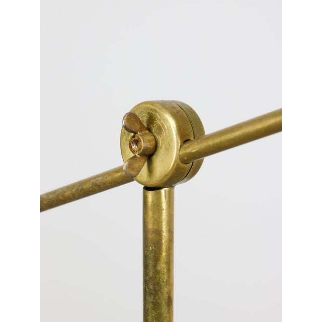 Mid-Century Adjustable Floor Lamp in Brass For Sale - Image 17 of 18