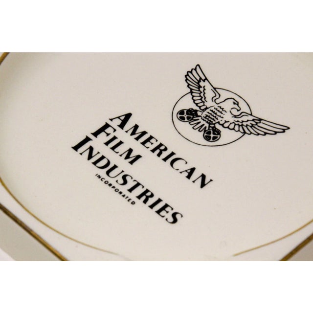 Ceramic Vintage American Film Industries Incorporated Large Ceramic Ashtray For Sale - Image 7 of 13