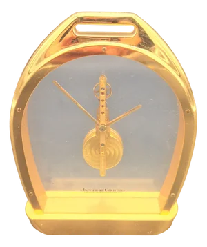 Mid-Century Skeleton Table Clock from Jaeger-Lecoultre, 1970s