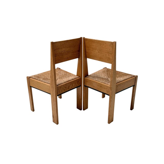 Art Deco Modernist Dining Chairs by J.A. Muntendam for L.O.V. Oosterbeek, 1920s, Set of 4 For Sale - Image 3 of 12