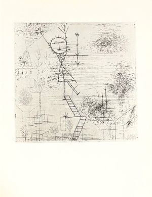 1947 Paul Klee Engraving 37 Height 1928 Reproduction