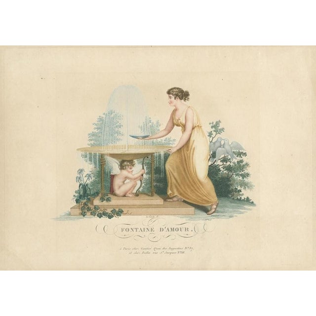 The Fountain of Love, 1815, Engraving For Sale - Image 7 of 9
