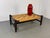 Vintage Wabi Sabi rope bench Ottoman. With a wooden frame and a woven rush top. Nice rustic piece which can be used as a...