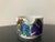 Blue Mid 20th Century Villeroy & Boch Acapulco Bird and Flower Porcelain Creamer Pitcher For Sale - Image 8 of 12