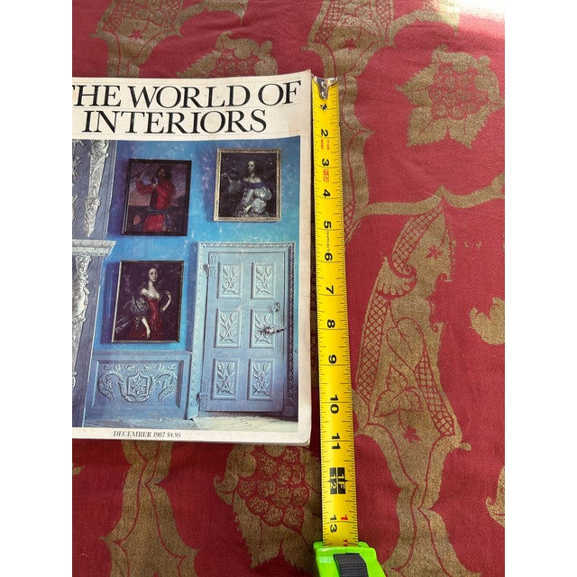 Paper Lot of 3 Vintage World of Interiors For Sale - Image 7 of 8
