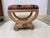 80's Vintage Pencil Reed and Tessellated Stone Deco Revival Bench by Maitland Smith For Sale - Image 10 of 12