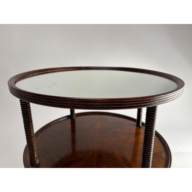 1940s Mid-Century Wooden Bar Cart attributed to Paolo Buffa. Italy, 1940s For Sale - Image 5 of 13