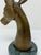 Brass Gazelle Sculpture on Variegated Green Marble Base, 1970s For Sale - Image 13 of 18