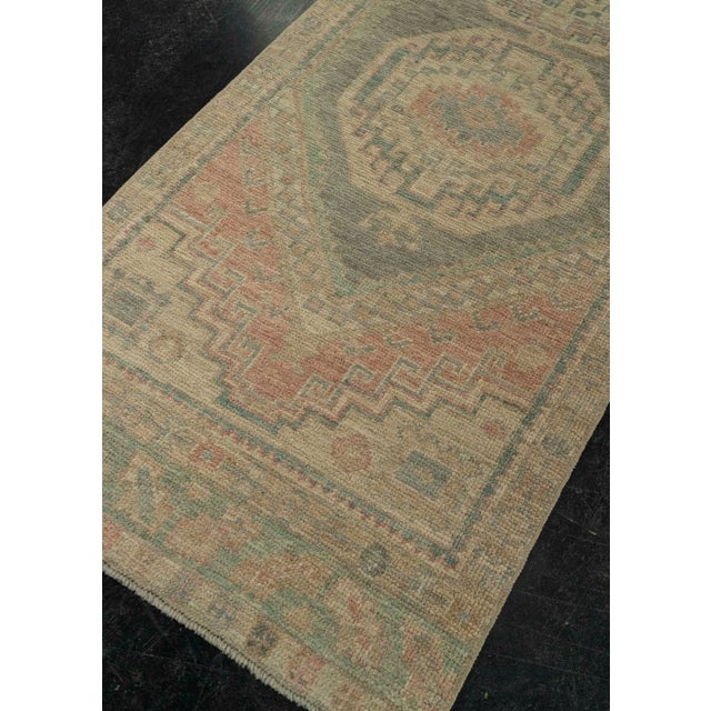 Brown Turkish Oushak Rug 2'9" x 7'6" #20235 For Sale - Image 8 of 8