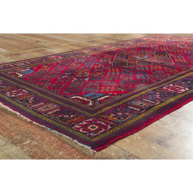Antique Persian Joshegan Rug - 05'04 x 09'01 For Sale In Dallas - Image 6 of 9