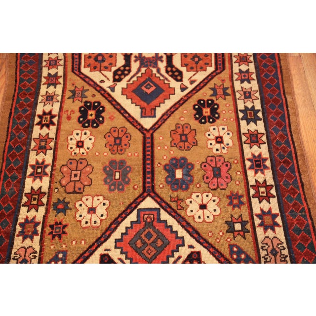 Nazmiyal Collection Antique Persian Serab Runner Rug For Sale - Image 4 of 7
