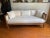 Vintage Neoclassical Style Carved Wood Daybed Upholstered in Boucle For Sale - Image 9 of 9