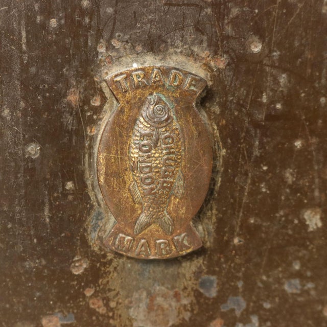 English Metal Safe from Chubb & Sons For Sale - Image 6 of 13
