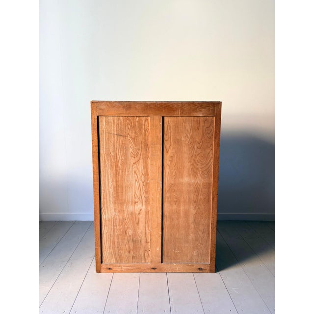 Brown Chest of Drawers in Limed Oak from Heals of London, Britain, 1930s For Sale - Image 8 of 12