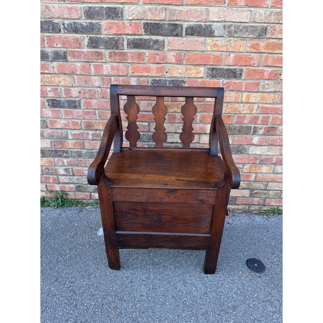 Wood 18th Century French Banc De Chimney / Fire Place Bench For Sale - Image 7 of 10
