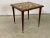 1970s 1960s Square Walnut & Tile Top Side Table For Sale - Image 5 of 6