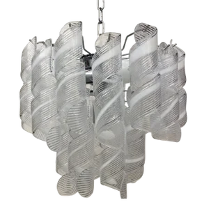 Murano Glass Sputnik Mazzega Style Chandelier