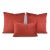 Textile Brunschwig and Fils La Panthere Velvet in Red Pillow Cover For Sale - Image 7 of 8