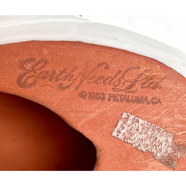 1980s Glazed Terra Cotta Ducks by Earth Needs Ltd. - A Pair For Sale - Image 14 of 14