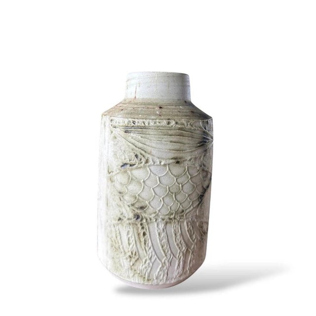 Contemporary Vintage Handcrafted Pottery Vase from Carn For Sale - Image 3 of 6