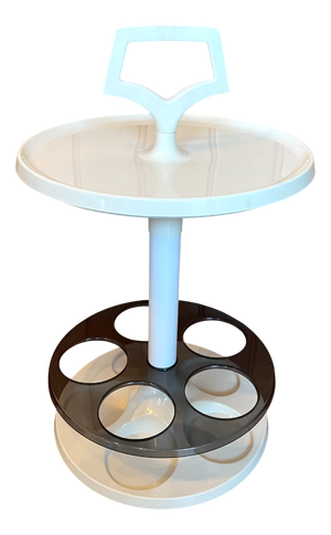 Vintage Bottle Holder Bar Stand by Flair, Netherlands, 1970s