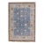 Blue Apadana's Artisan Collection Handmade Allover Designed Wool Rug For Sale
