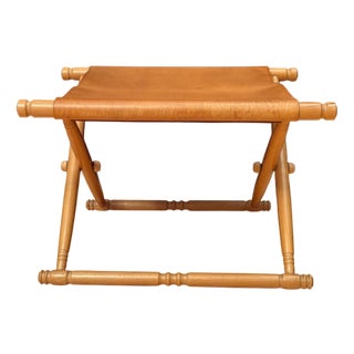 Safari Folding Stool, 1980s For Sale