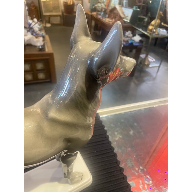 Ceramic 1930s Porcelain Hutschen Reuther German Shepherd by Max Daniel Herman Fritz Marked For Sale - Image 7 of 8