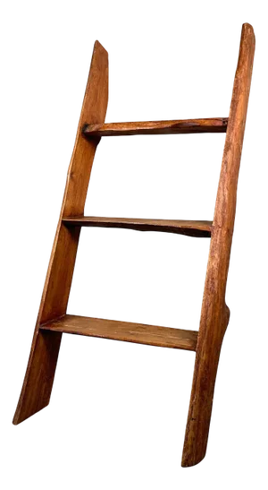 Antique Japanese Wooden Ladder from Hashigo, 1930s