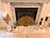 Metal 1960s Brass Peacock Folding Fireplace Screen With Winged Griffin Gargoyle Motif For Sale - Image 7 of 8