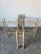 Beige 1970s Hollywood Regency Faux Bamboo Carved Wood Dining Table Base For Sale - Image 8 of 12