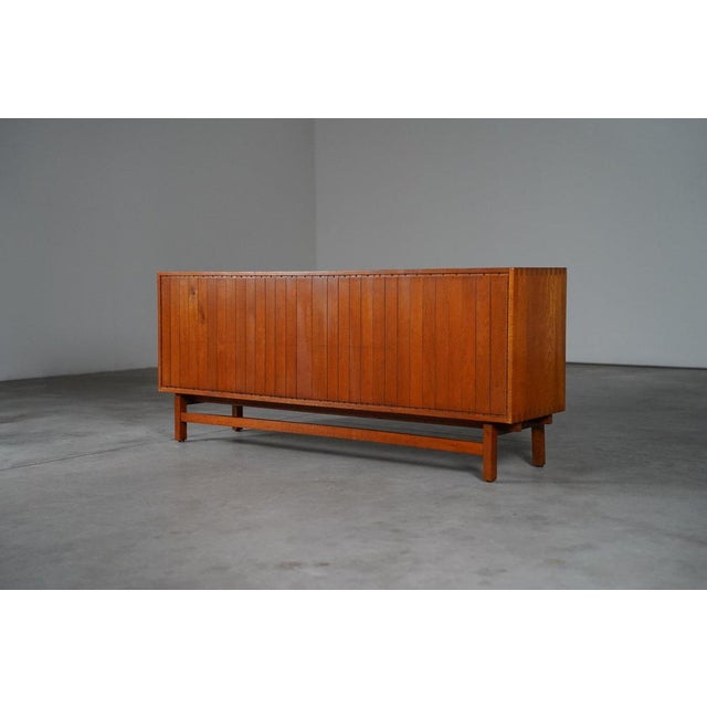 Slatted Teak Sideboard, Germany, 1970s For Sale - Image 15 of 18