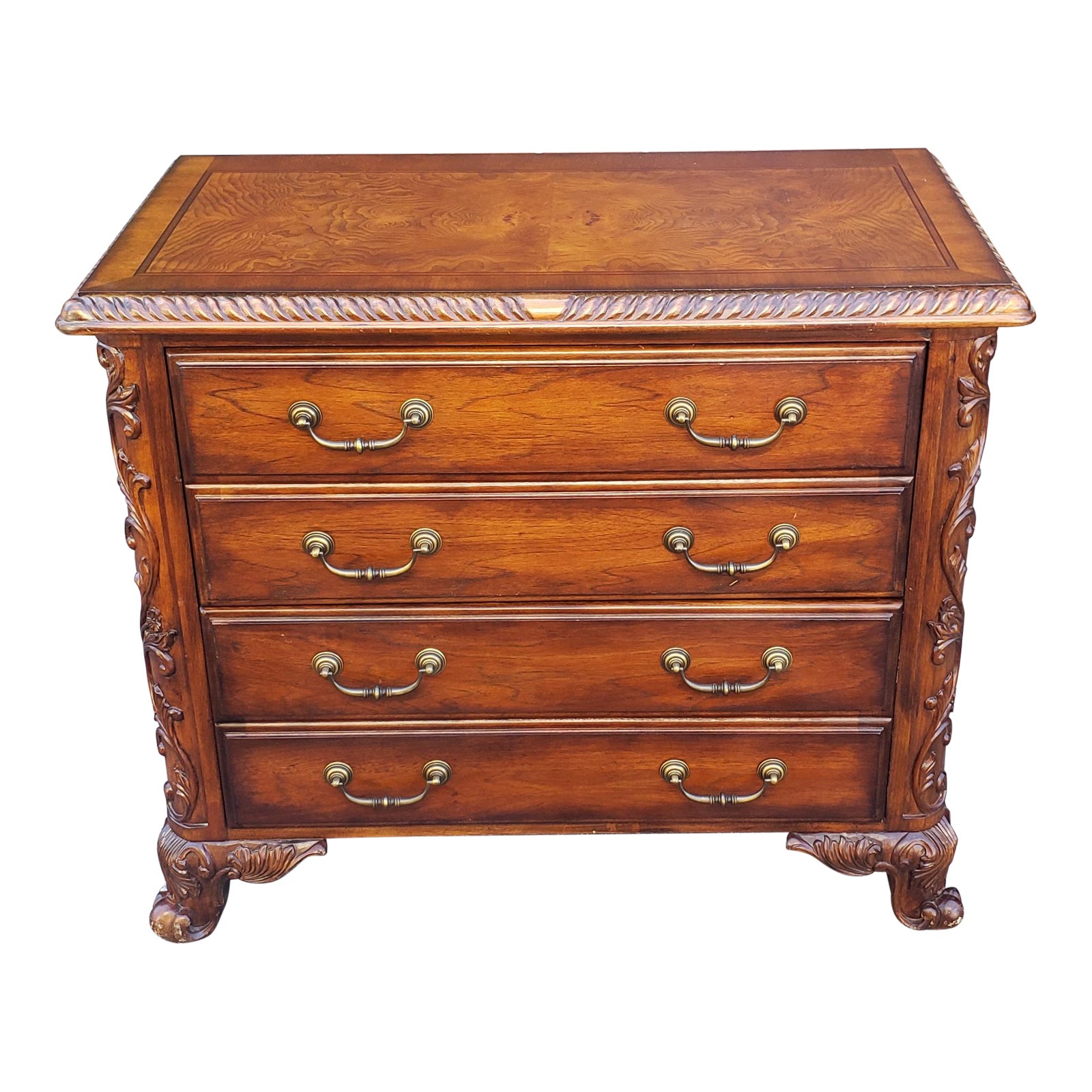 Hooker Furniture Seven Seas Walnut 2 Drawer Lateral File Cabinet Chairish