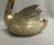 Metal Large Vintage Brass Swan Planter For Sale - Image 7 of 12