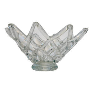 Vintage 1940s Murano Style Bowl by Barovier & Toso Intreccio Glass