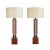 Pair of Walnut and Brass Table Lamps by Laurel Lamp Company, 1960's For Sale - Image 10 of 10