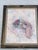 Vintage Floral Hat Wall Art Signed Cooper Textured Mixed Media Framed Artwork For Sale - Image 9 of 11