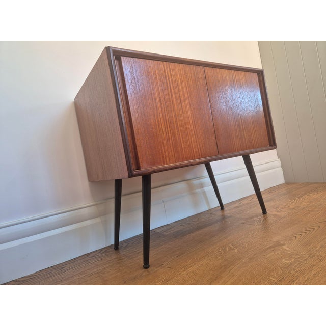 Mid-Century Teak Form Five Vinyl Record Cabinet by G Plan, 1960s For Sale - Image 6 of 12
