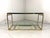 Mid-Century Modern Two-Tier Console Table in Brass and Bevelled Glass, 1970s For Sale - Image 3 of 18