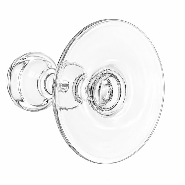Transparent Early 18th Century English Queen Anne Baluster Wine Glass Large Goblets - Set of 12 For Sale - Image 8 of 10