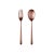 Contemporary Mepra Linea 2-Piece Hostess Serving Set, Ice Bronze For Sale - Image 3 of 3