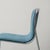 Metal and Blue Fabric Chairs, 1970s, Set of 4 For Sale - Image 3 of 12