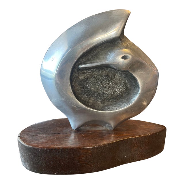 Contemporary Curved Duck Sculpture For Sale