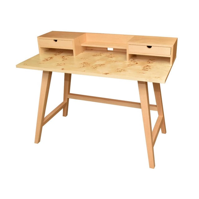 Not Yet Made - Made To Order The Denmark Study Desk by John Jenkins for SNO For Sale - Image 5 of 5