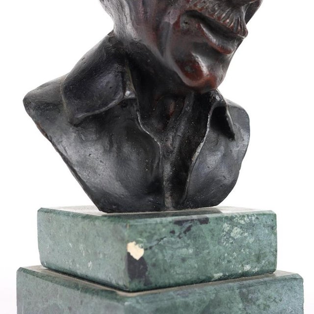Figurative Bronze Sculpture by Eduardo de Filippo, 20th Century For Sale - Image 4 of 8