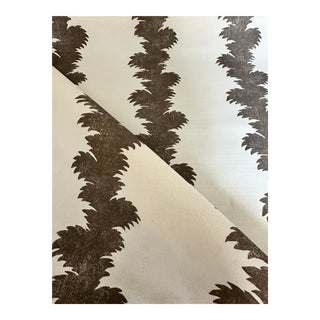 Lee Jofa 2020157.616.0 Palmyra Elephant Fabric Linen Cotton Blend 4 Yards For Sale