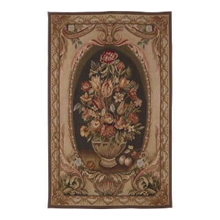 Bay Floral Small Handwoven Tapestry - 140 X 88 Cm (4'6" X 2'9") - Requires Rod Size 2 For Sale