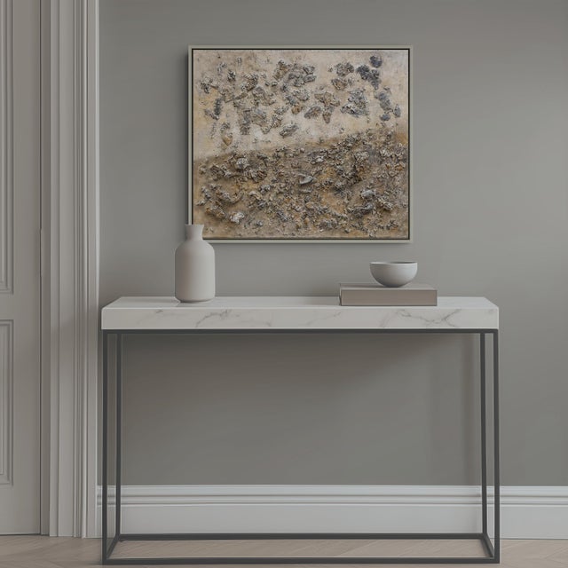 Original Abstract High Relief Natural Color Palette Landscape - Oil Painting by Diane Grant / Beach Art For Sale - Image 4 of 8